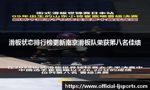 滑板状态排行榜更新南京滑板队荣获第八名佳绩